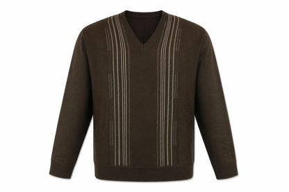 Mens UK Size XL Cavallio Brown Pullover Jumper