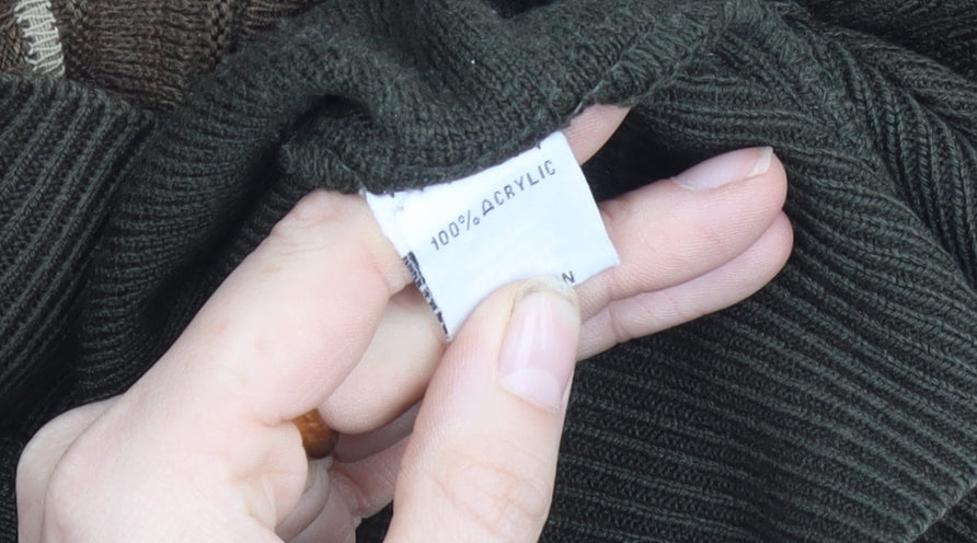 Cavallo Men's XL Brown V-Neck Pullover Jumper