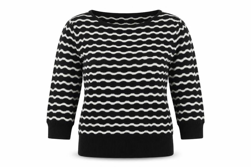 Womens UK Size M Oasis Black Pullover Jumper