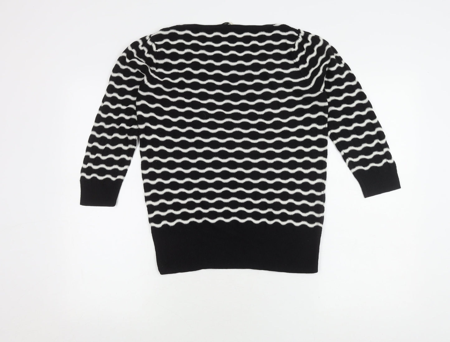 Womens UK Size M Oasis Black Pullover Jumper