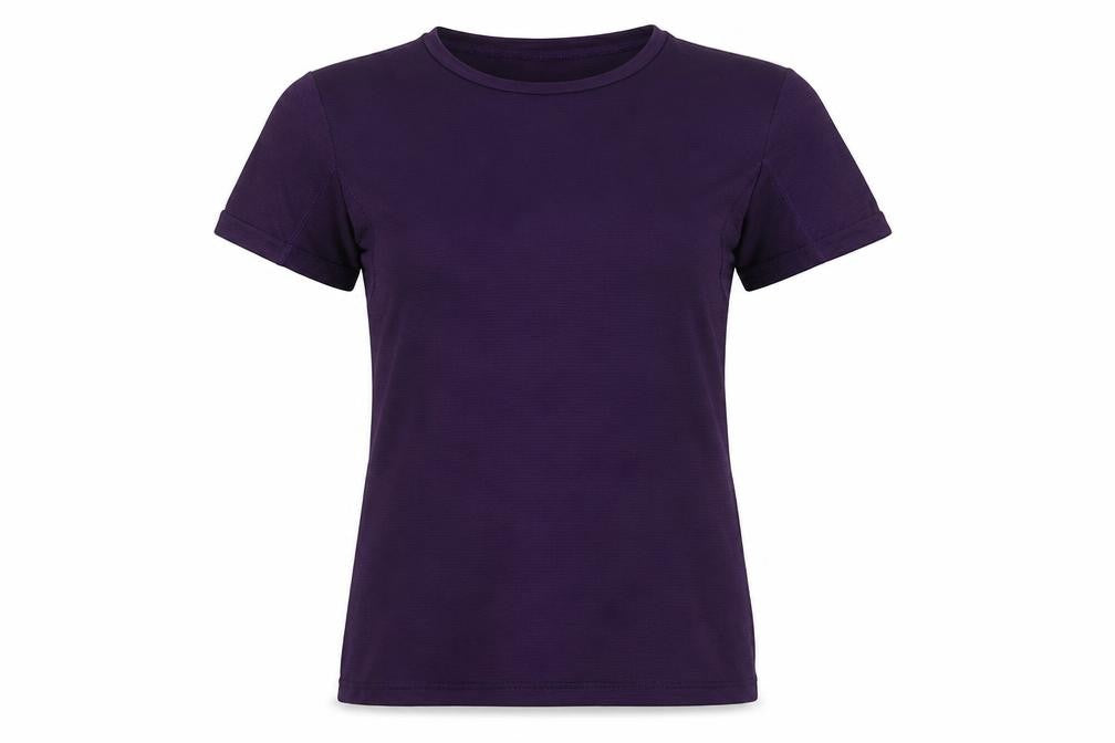 Womens UK Size M Mountain Essentials Purple  T-Shirt