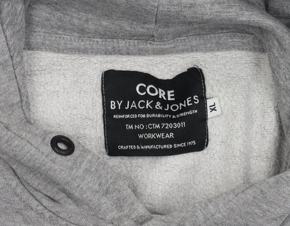 Mens UK Size 1X JACK & JONES Grey  Hoodie