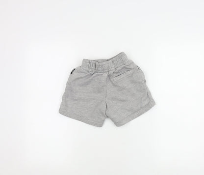 Bench Boys Grey Sweat Shorts, Size 6, Casual Summer Wear