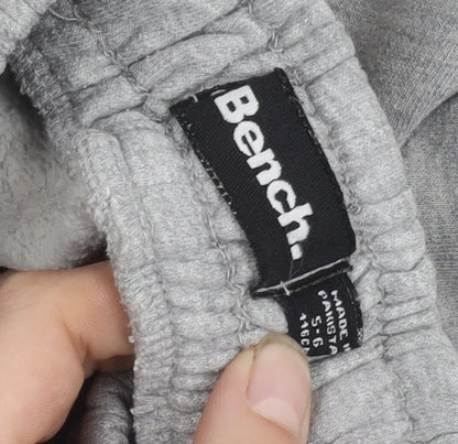 Bench Boys Grey Sweat Shorts, Size 6, Casual Summer Wear