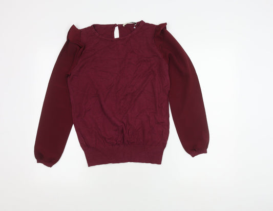 Womens UK Size S Oasis Red  Jumper