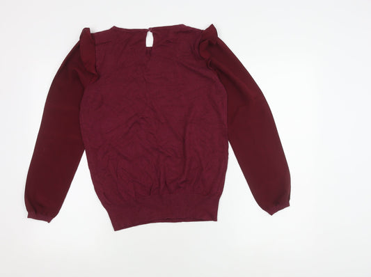 Womens UK Size S Oasis Red  Jumper