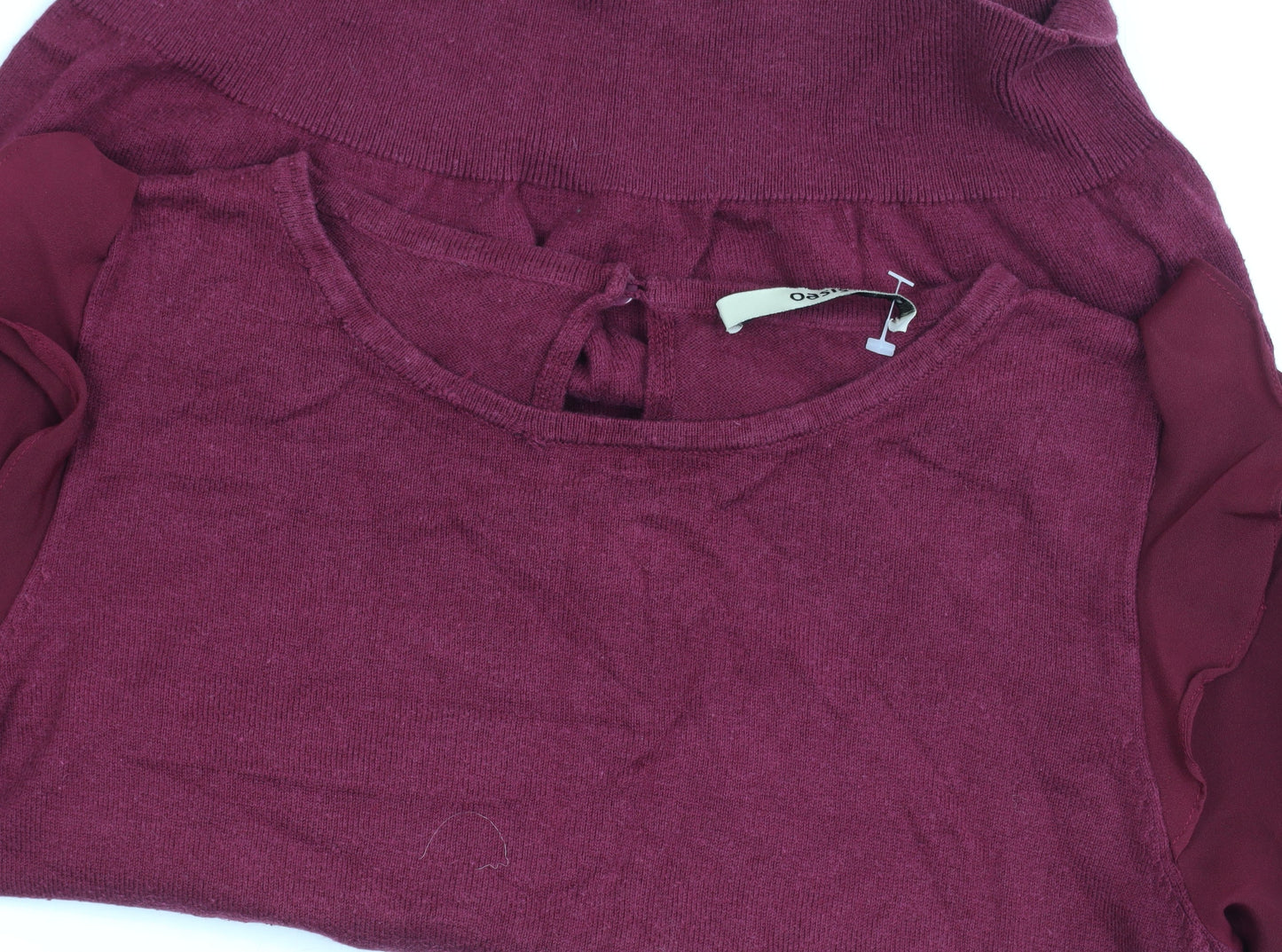 Womens UK Size S Oasis Red  Jumper