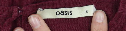 Womens UK Size S Oasis Red  Jumper