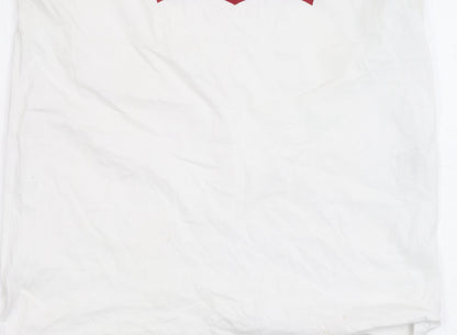 Womens UK Size M Levi's White Basic T-Shirt