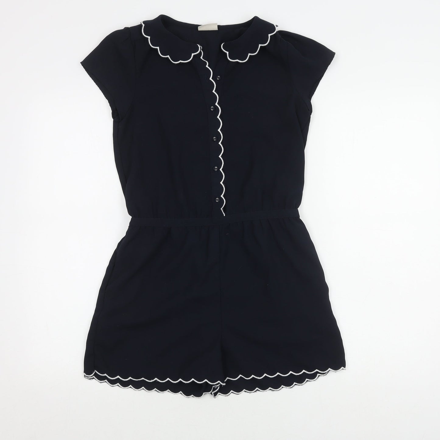 Next Black Teen Playsuit, Size 14, Collared, Casual Wear