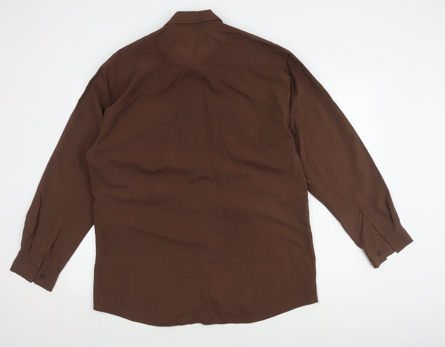 Peter Werth Men's Brown Long Sleeve Shirt Size 4