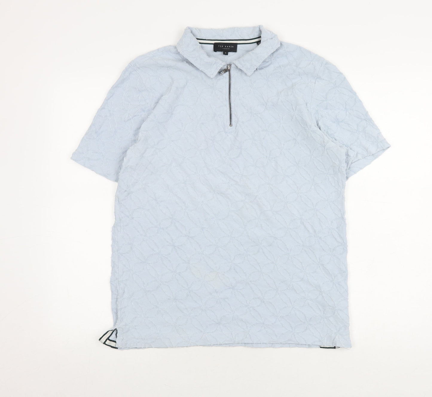 Womens UK Size M Ted Baker Blue  Polo