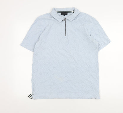 Womens UK Size M Ted Baker Blue  Polo