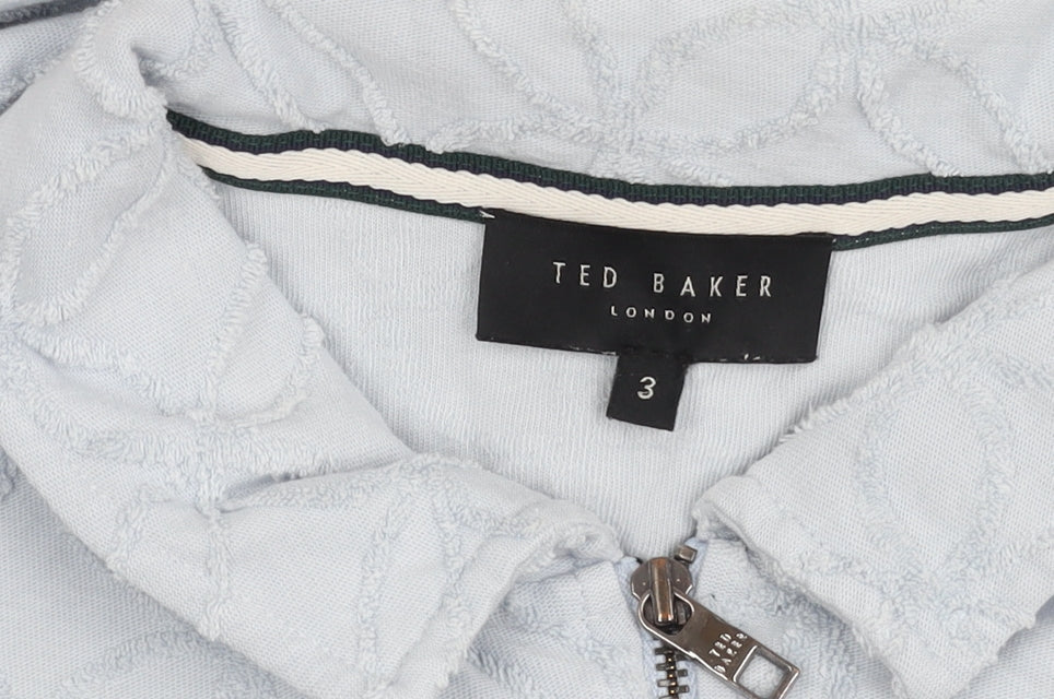 Womens UK Size M Ted Baker Blue  Polo
