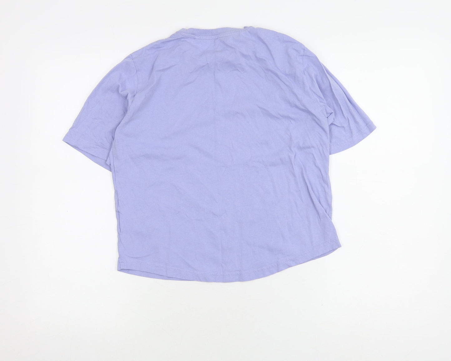 Elle Girls Purple T-Shirt 14-15 Years with Logo Accents
