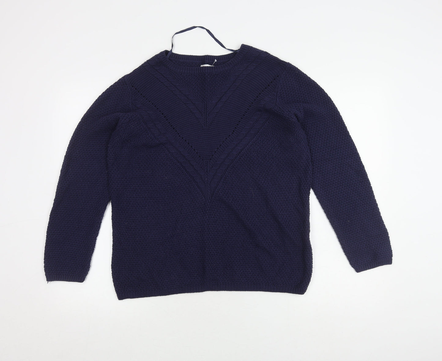 Womens UK Size 10 Damart Blue  Jumper