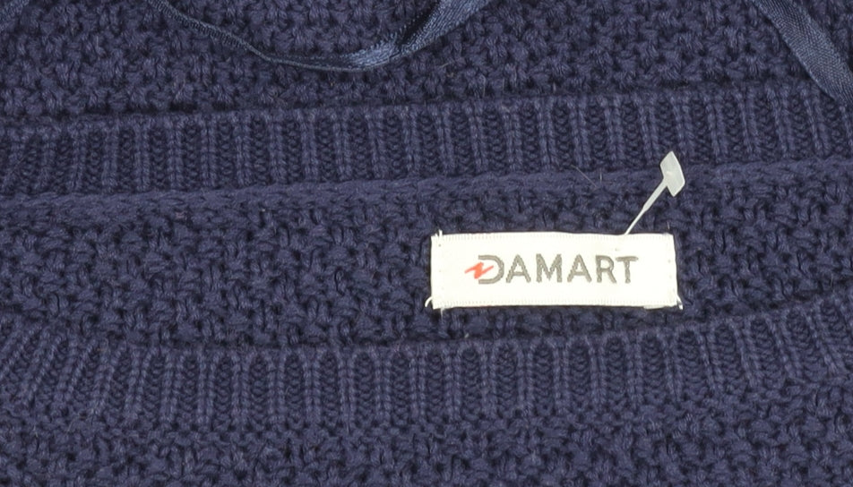 Womens UK Size 10 Damart Blue  Jumper