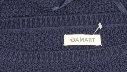 Womens UK Size 10 Damart Blue  Jumper