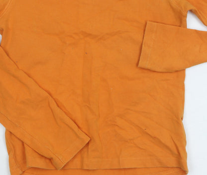 Womens UK Size XS Tommy Hilfiger Orange Basic T-Shirt