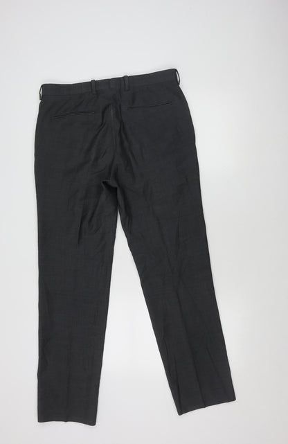 John Lewis Men's Black Dress Pants, Size 32R, Formal Wear