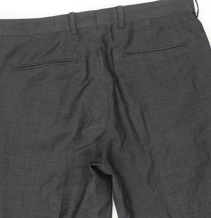 John Lewis Men's Black Dress Pants, Size 32R, Formal Wear