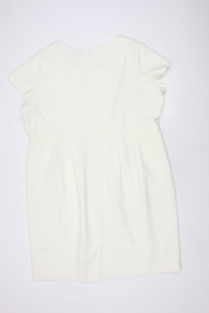 Marks and Spencer Women’s Ivory Dress, Size 24