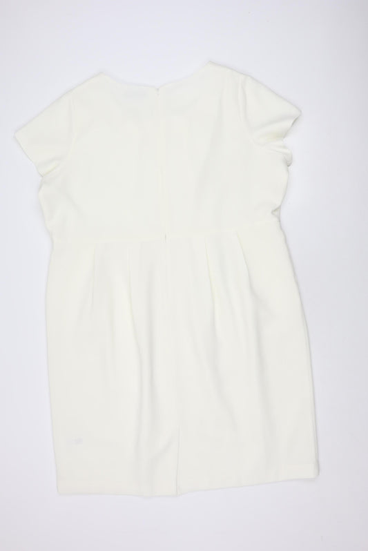 Marks and Spencer Women’s Ivory Dress, Size 24