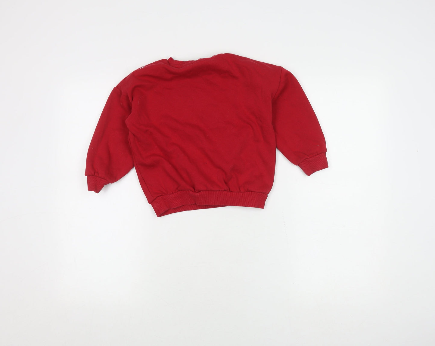 Marvel Spiderman Boys' Red Sweatshirt 4-5 Years Pullover