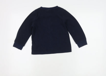 Official Merchandise Boys Blue Pullover Football Sweatshirt 4-5 Years