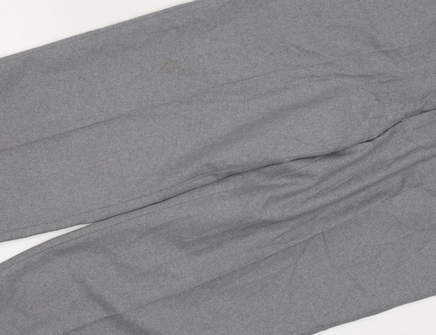 St Michael Men's Grey Trousers, Size S - Polyester Wool