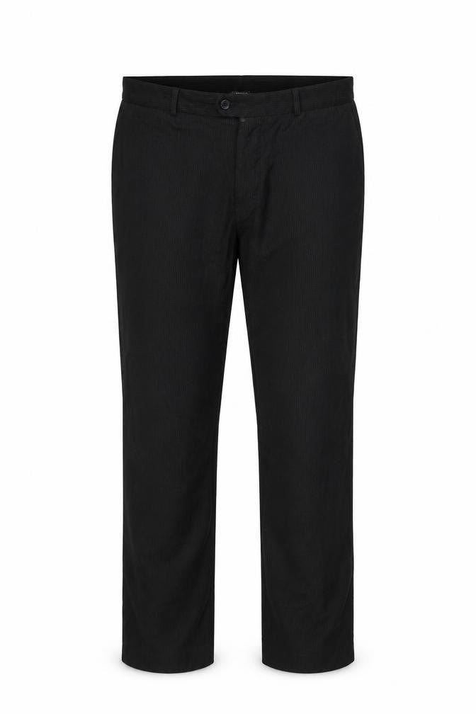 Mens UK Size 40 karl jackson Regular Fit Dress Pants Black Trousers