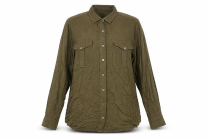 Womens UK Size 12 Label Lab Green  Button-Up