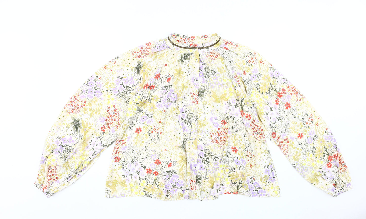 Womens UK Size 8 Marks and Spencer Multicoloured Tunic Blouse