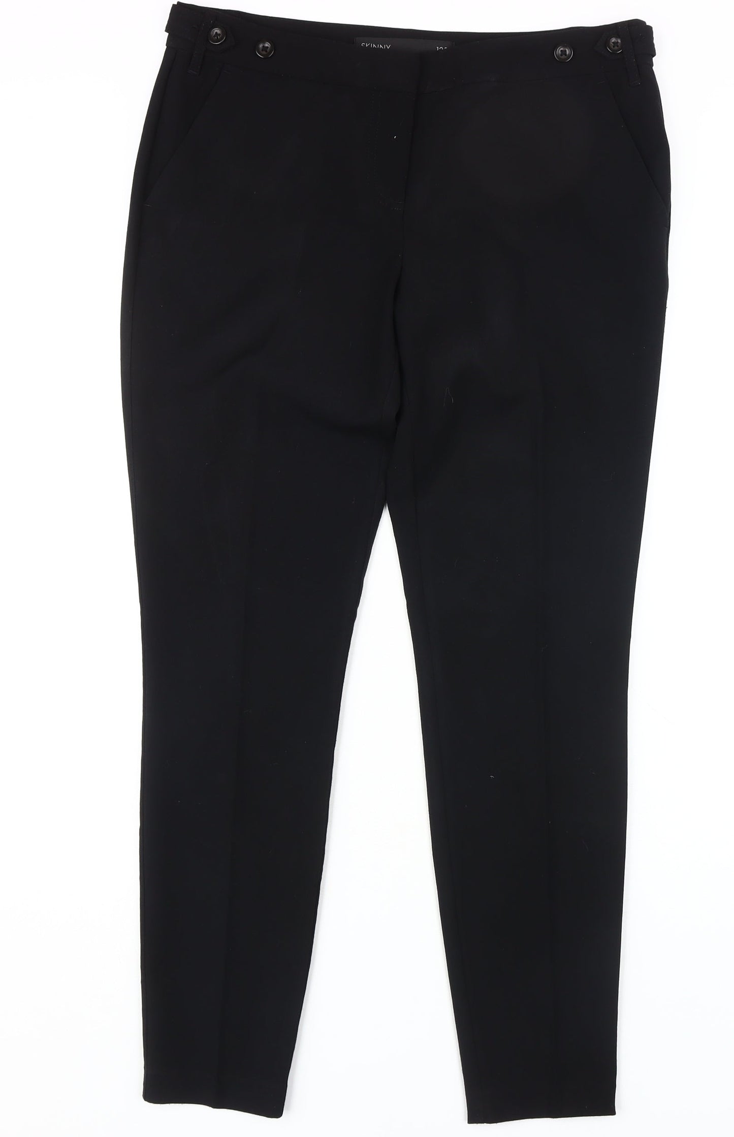 Womens UK Size 12 NEXT Classic Fit Workwear Business Black Trousers
