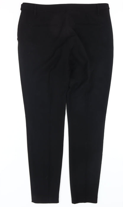 Womens UK Size 12 NEXT Classic Fit Workwear Business Black Trousers