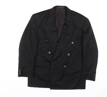 Mens UK Size 42 Burton Regular Black Suit Jacket