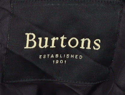 Mens UK Size 42 Burton Regular Black Suit Jacket