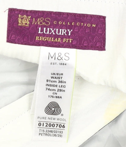 Marks and Spencer Men's Grey Dress Pants 36in