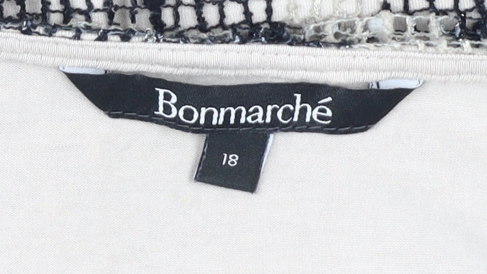 Bonmarché Women's Multicoloured Animal Print Top