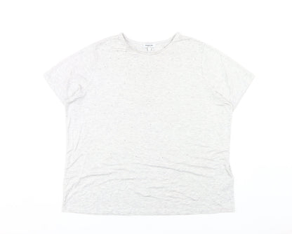 Womens UK Size 18 Simply Be Grey Basic T-Shirt