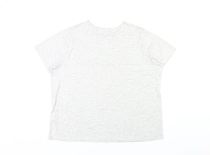 Womens UK Size 18 Simply Be Grey Basic T-Shirt
