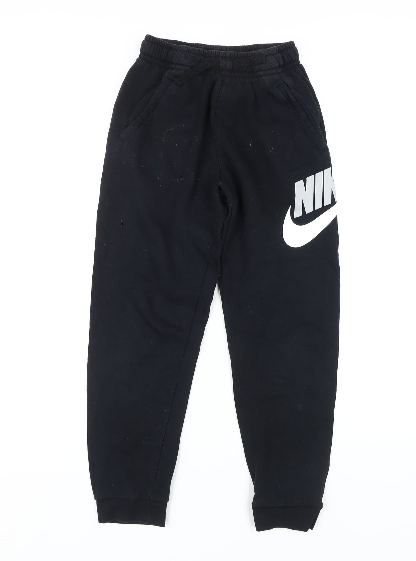 Nike Boys Black Jogger Trousers L Casual Sports