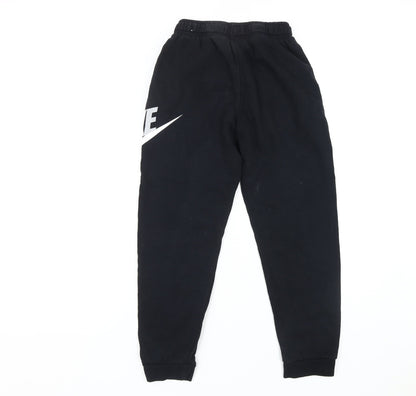 Nike Boys Black Jogger Trousers L Casual Sports
