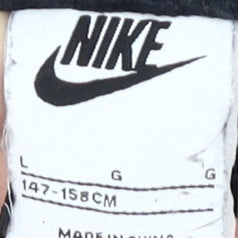 Nike Boys Black Jogger Trousers L Casual Sports