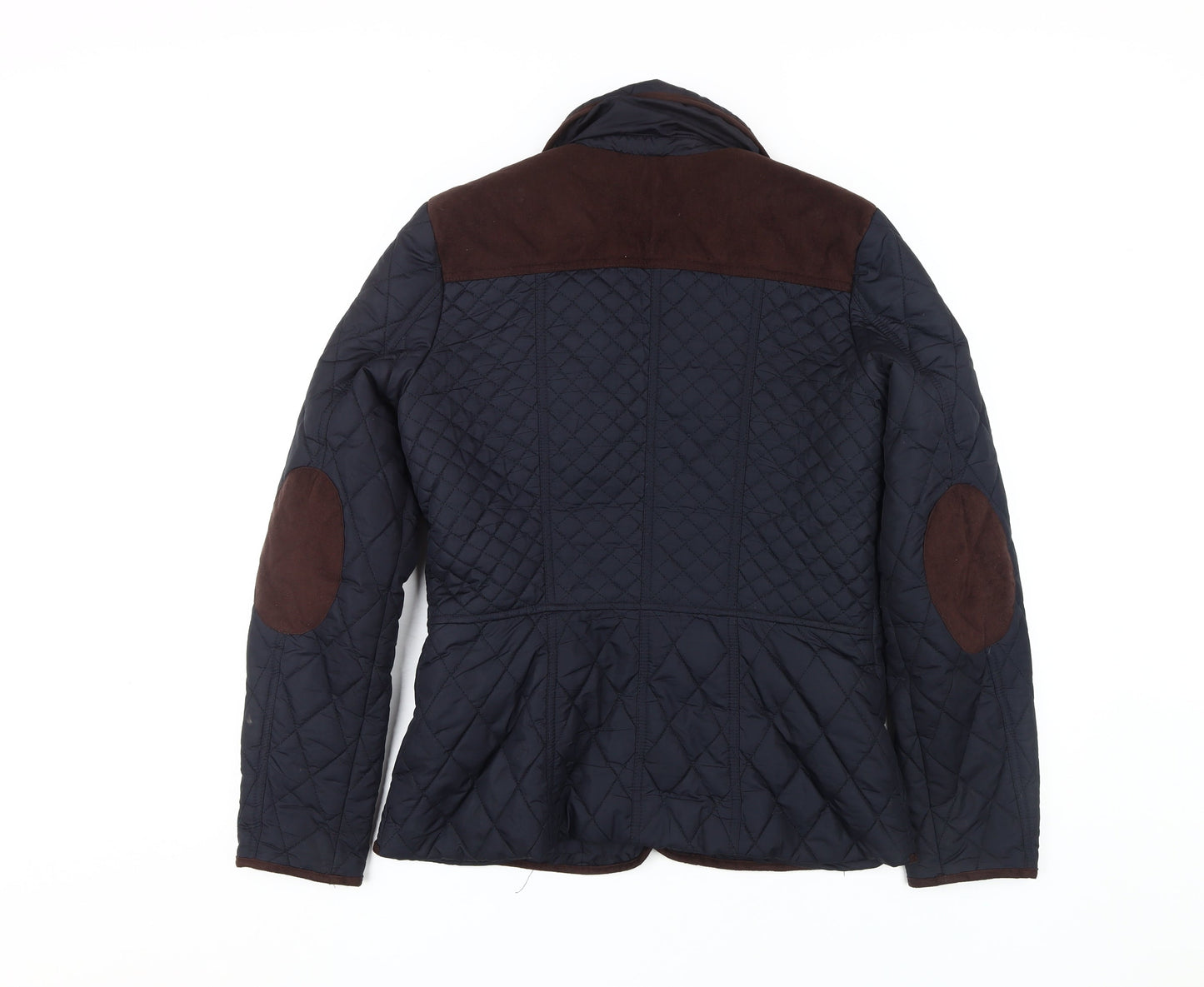 Womens UK Size 10 Dorothy Perkins Blue Quilted Coat