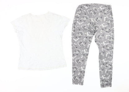 Harry Potter Unisex Grey Pyjama Set UK 12-14