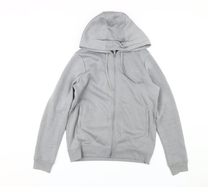 Womens UK Size 10 LA Gear Grey Full Zip Hoodie