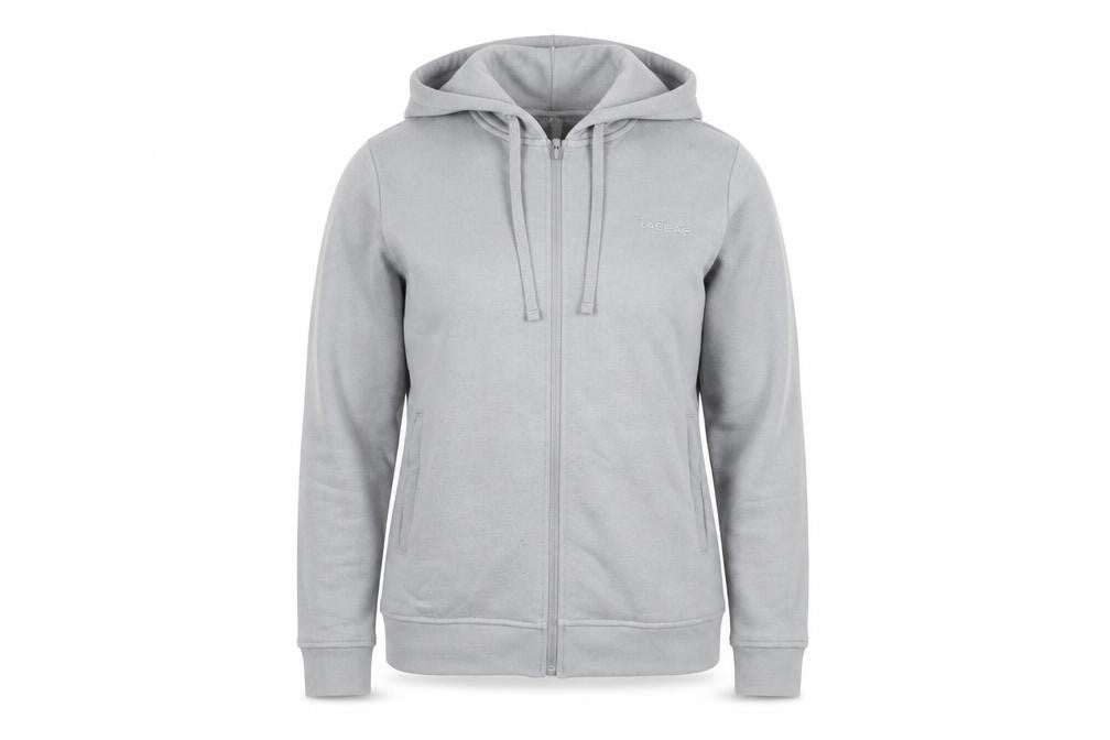 Womens UK Size 10 LA Gear Grey Full Zip Hoodie