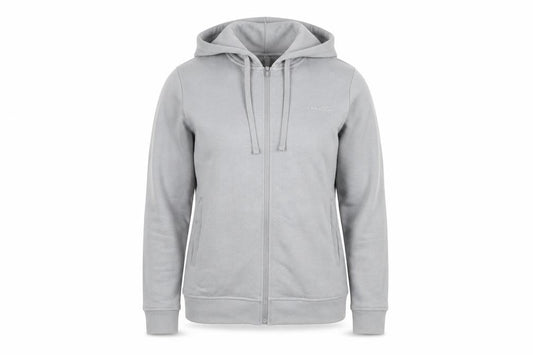 Womens UK Size 10 LA Gear Grey Full Zip Hoodie