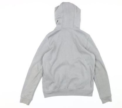 Womens UK Size 10 LA Gear Grey Full Zip Hoodie